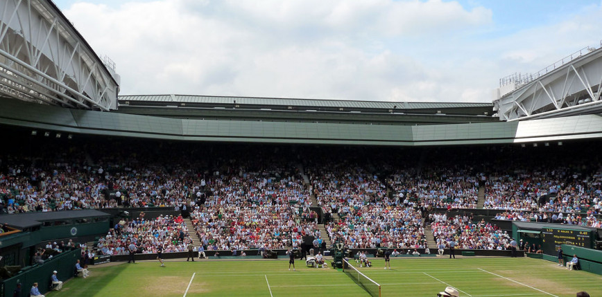 Wimbledon: polski junior odpada z Wimbledonu