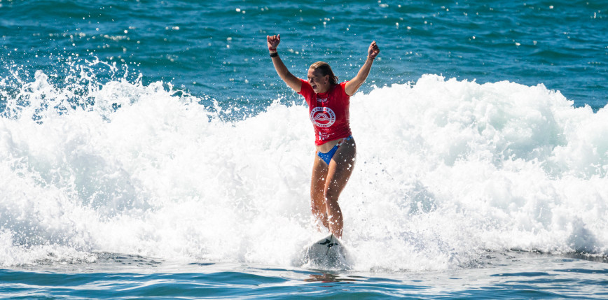 Surfing: Kirra Pinkerton i Kanoa Igarashi najlepsi w World Surfing Games