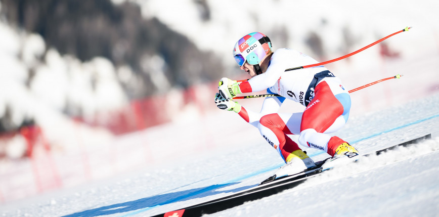 Narciarstwo alpejskie - PŚ: Loic Meillard najlepszy w slalomie gigancie