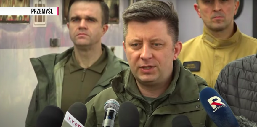 Polski pociąg sanitarny będzie transportował rannych z Mościsk na Ukrainie do Szpitala Narodowego w Warszawie