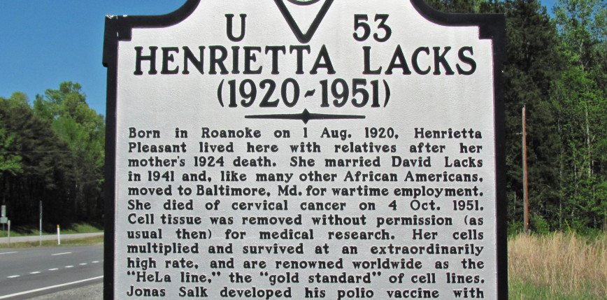 WHO honoruje Henriettę Lacks, kobietę, której komórki posłużyły nauce