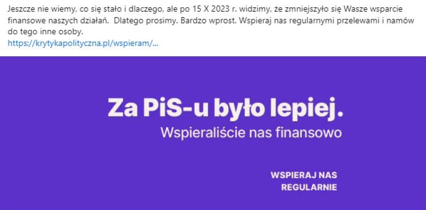 Czy nowy rząd nie potrzebuje krytyki? Wyzywania Krytyki Politycznej