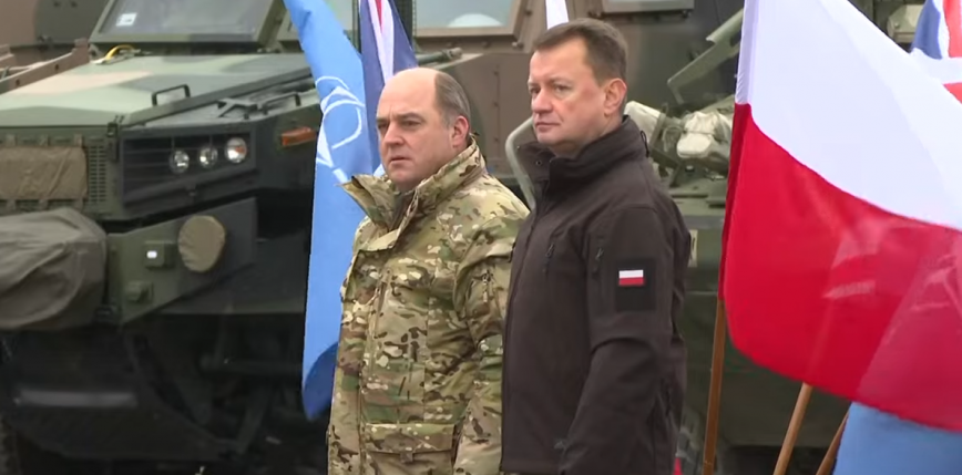 Spotkanie Błaszczak-Wallace w Warszawie