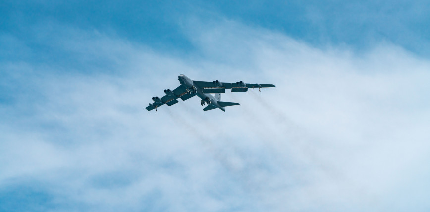 Katastrofa bombowca B-52 w Kalifornii. Maszyna rozbiła się tuż po starcie