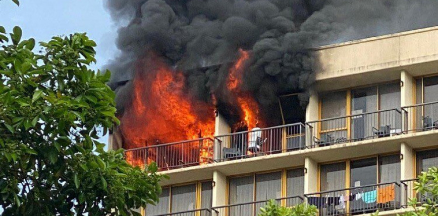 Australia: aresztowano kobietę podejrzaną o wzniecenie pożaru w hotelu objętym kwarantanną