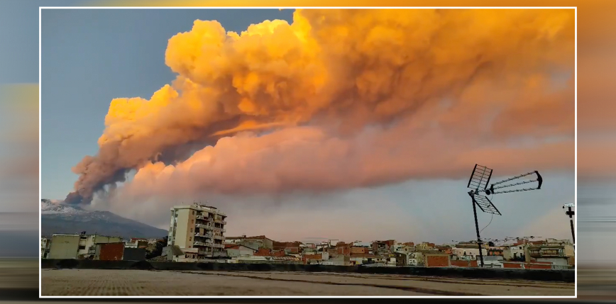 Włochy: erupcja Etny