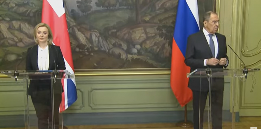 Ławrow o spotkaniu z szefową brytyjskiej dyplomacji: rozmowa niemego z głuchym