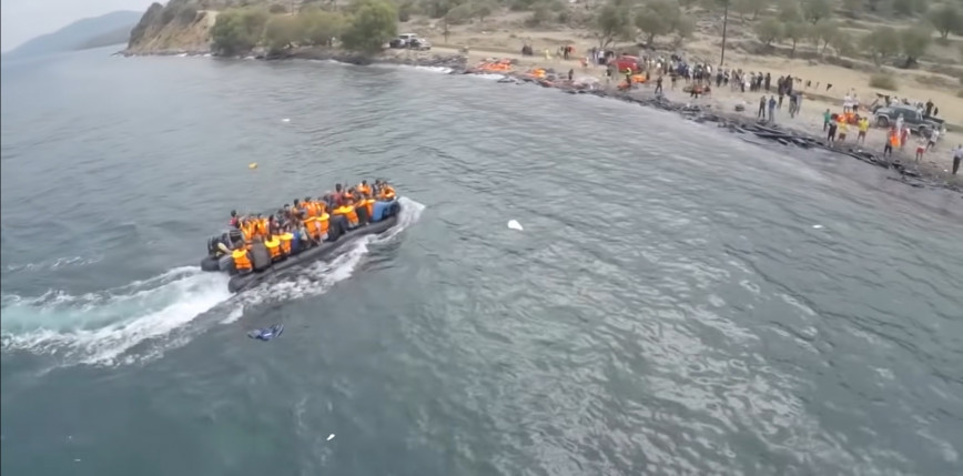 Znaleziono 38 imigrantów na wyspie w pobliżu granicy turecko-greckiej 