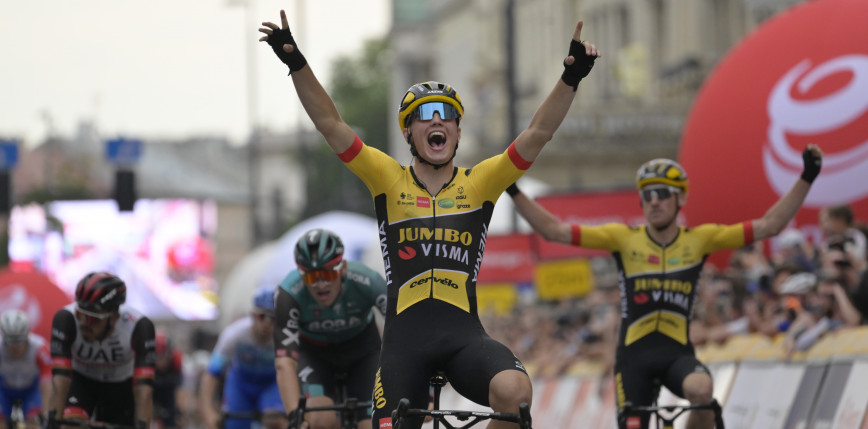 Tour de Pologne: Olav Kooij najszybszy w Opolu