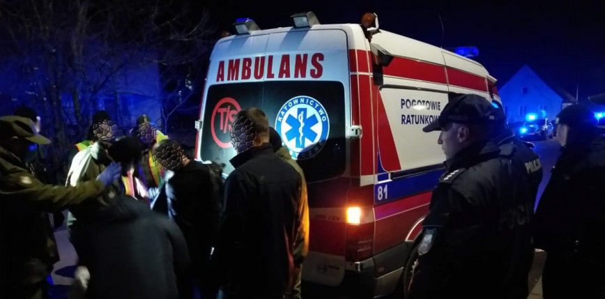 Warmińsko-mazurskie: zatrzymano kierowcę "karetki" przewożącego cudzoziemców