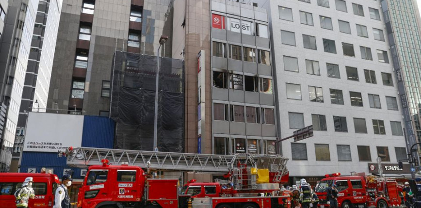 Osaka: co najmniej 24 osoby zginęły w pożarze budynku