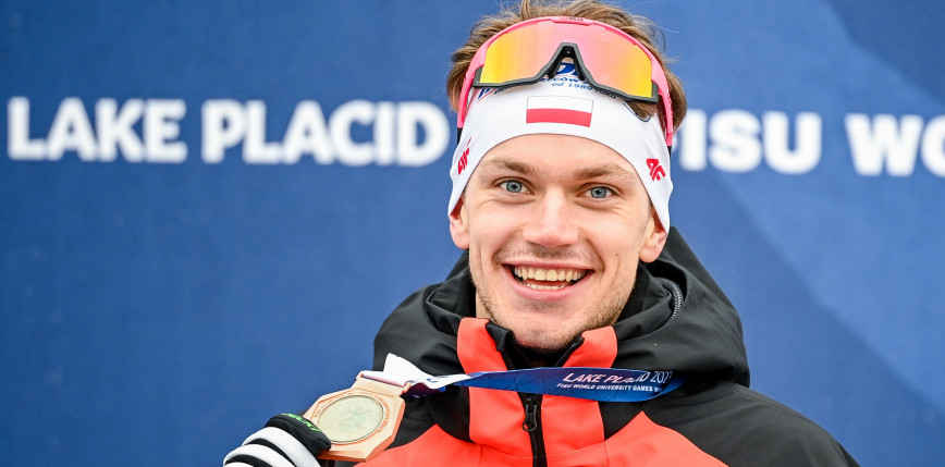 Uniwersjada 2023 - biathlon: brązowy medal Janika w pościgu