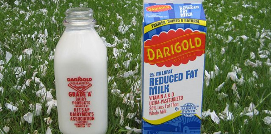 Rodzaj opakowania mleka wpływa na jego smak