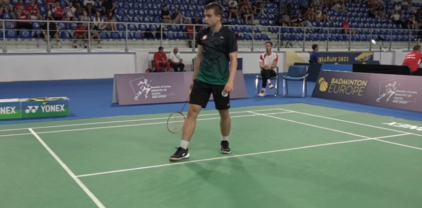 Badminton - MEJ: Dominik Kwinta w półfinale!