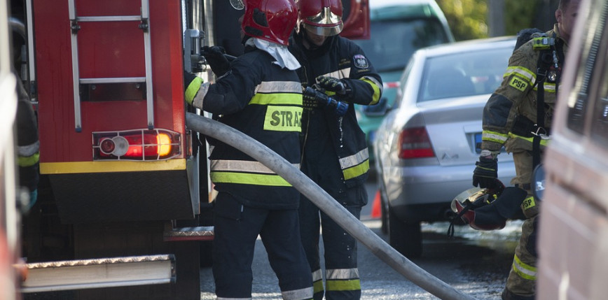 Śląskie: wybuchł pożar, w wyniku którego zmarł 50-letni mężczyzna