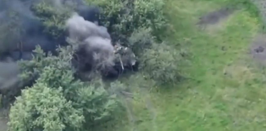 Ukraina: prawdopodobnie najdłuższy w historii celny strzał czołgu w czołg