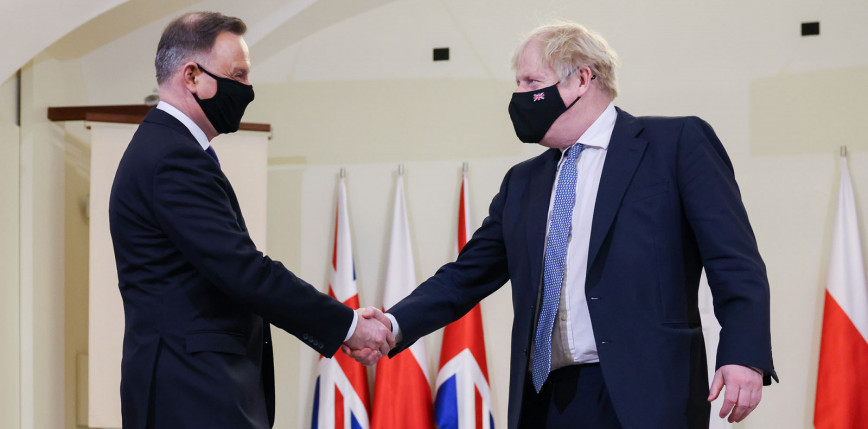 B. Johnson w Warszawie: „Kiedy Polska jest zagrożona, Wielka Brytania zawsze jest gotowa pomóc”