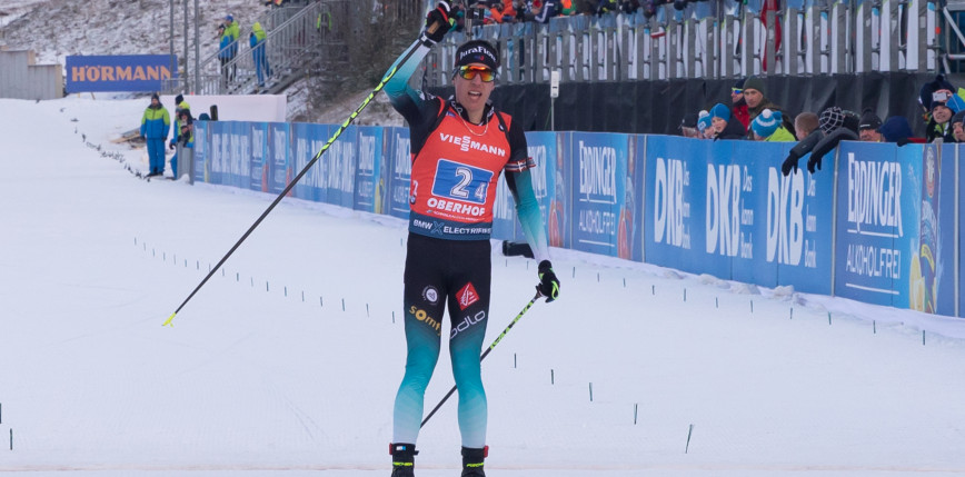 Pekin 2022 - Biathlon: Fillon Maillet najlepszy w pościgu