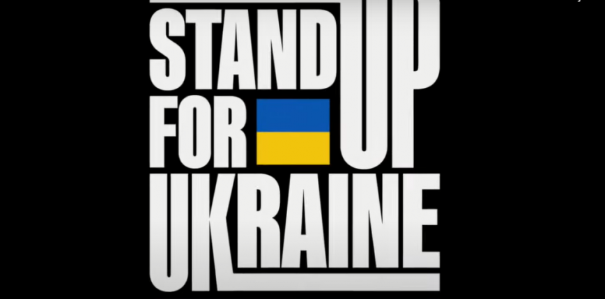 "Stand Up for Ukraine" - globalna akcja artystów na pomoc uchodźcom