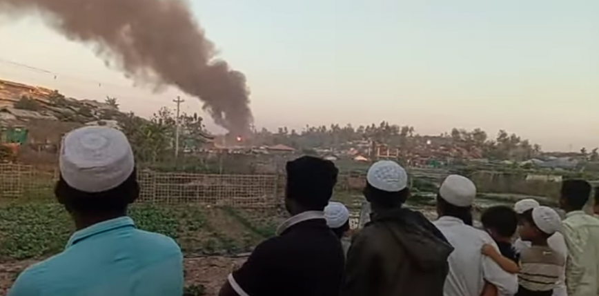 Bangladesz: pożar w obozie uchodźców