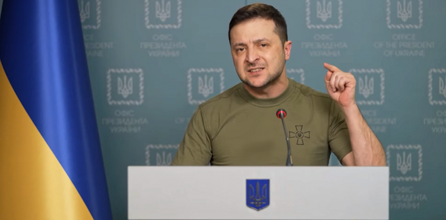 Zełenski: zawieszenie broni tylko po umowie ramowej