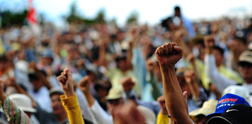 Zamieszki w Bogocie. Protestujący zaatakowali ambasadę USA