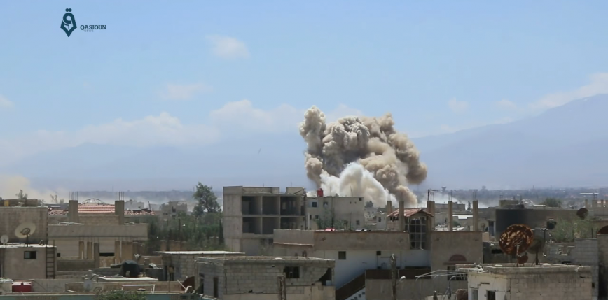 Izraelskie samoloty bojowe zbombardowały Syrię 
