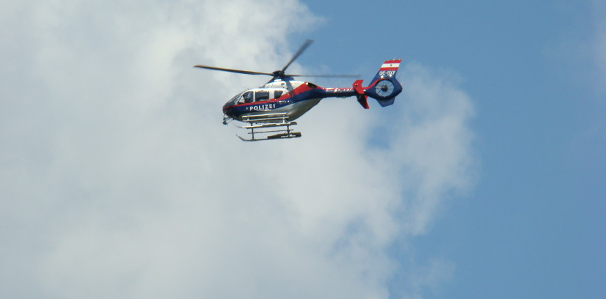 Helikopter zahaczył o linie energetyczne. Groźny incydent w Błazinach Górnych