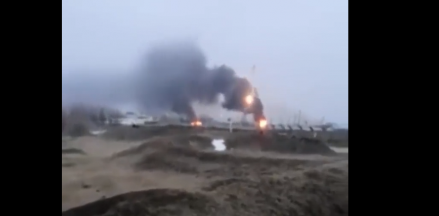 Ukraina zaatakowała lotnisko na terenie Rosji