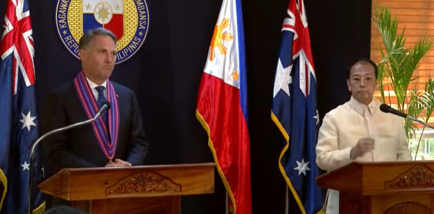 Australia i Filipiny rozważają wspólne patrole na Morzu Południowochińskim