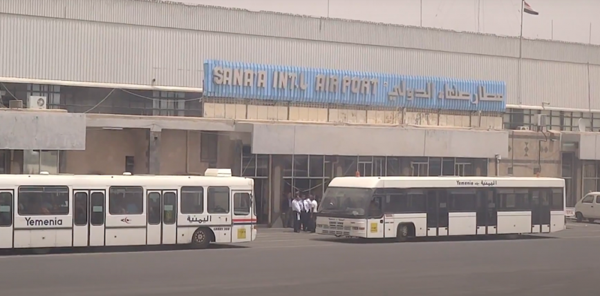 Jemen: naloty na port lotniczy w Sanie