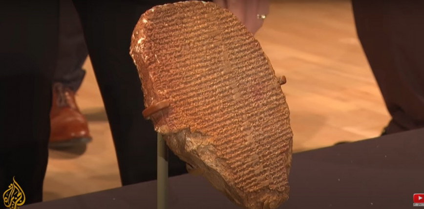 Irak: odzyskano starożytną tabliczkę Gilgamesza