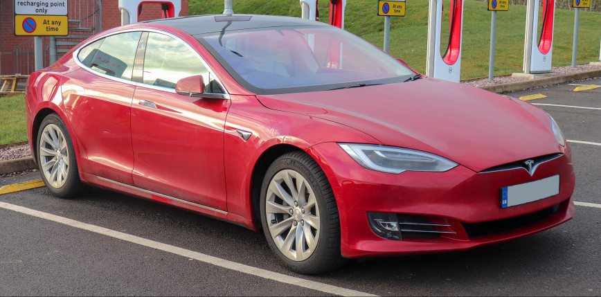 Ojciec i dzieci zginęli w płonącej Tesli