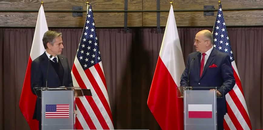 Antony Blinken: USA chcą przekazać 2,75 mld dolarów na wsparcie służb humanitarnych w Ukrainie i Polsce