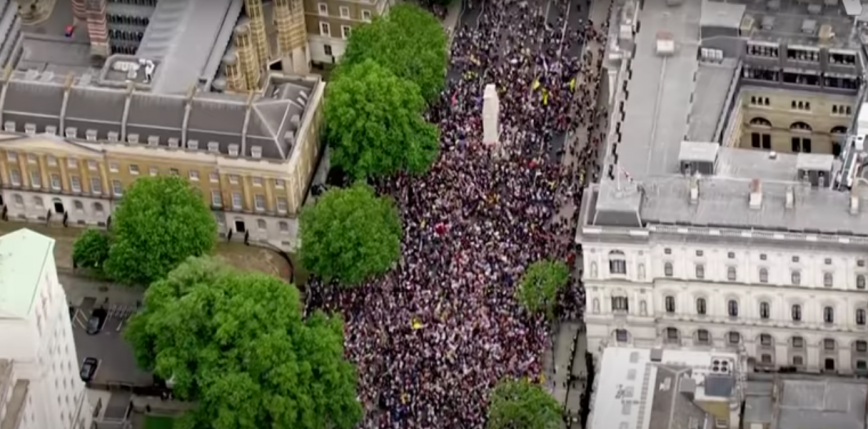 „Protest Rave” zawładnął centralnym Londynem