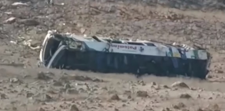 Peru: autobus spadł z klifu. Zginęło co najmniej 27 górników