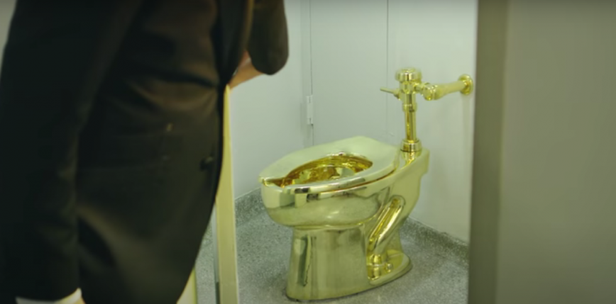 Kradzież złotego sedesu z łazienki Churchilla 